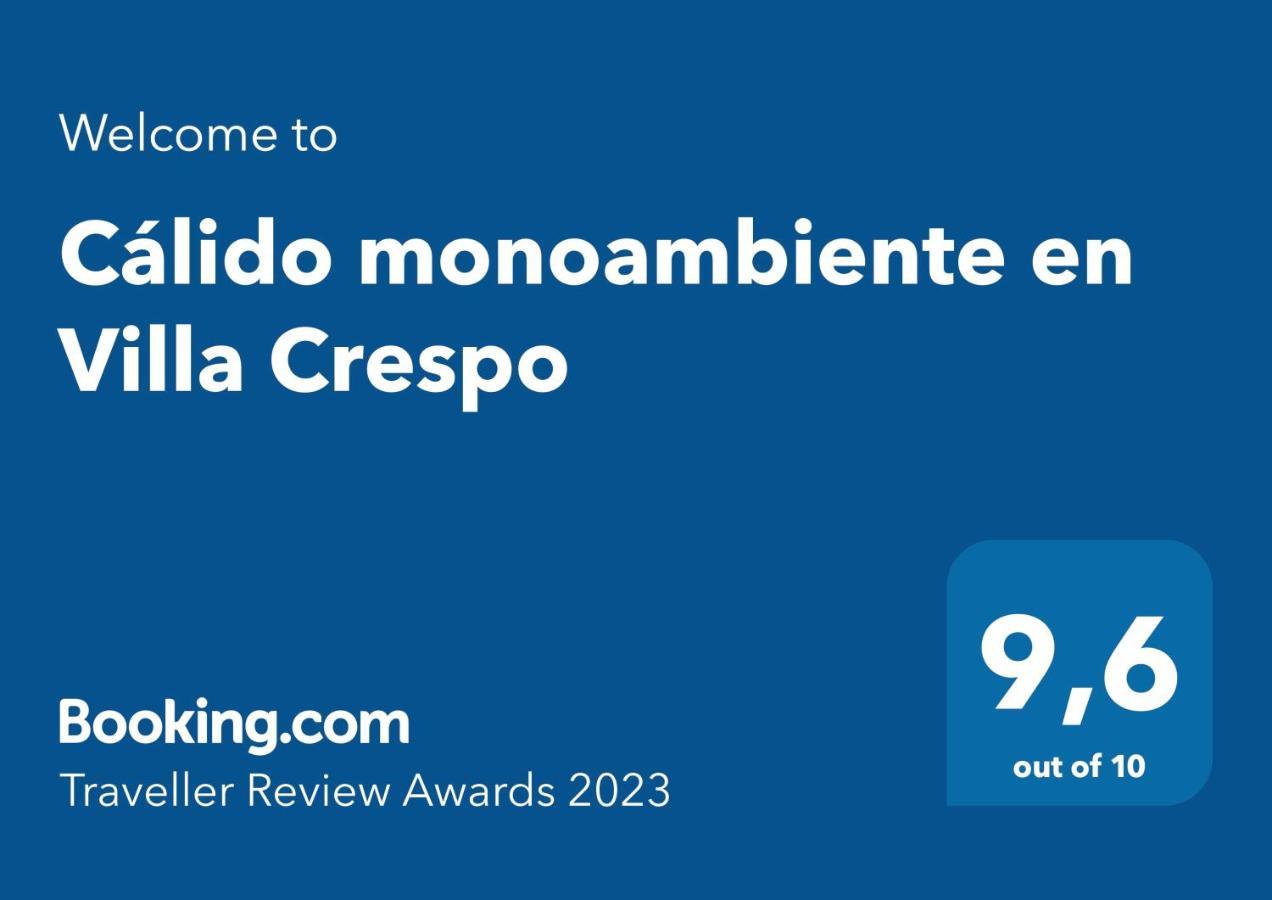 בואנוס איירס Calido Monoambiente En Villa Crespo מראה חיצוני תמונה